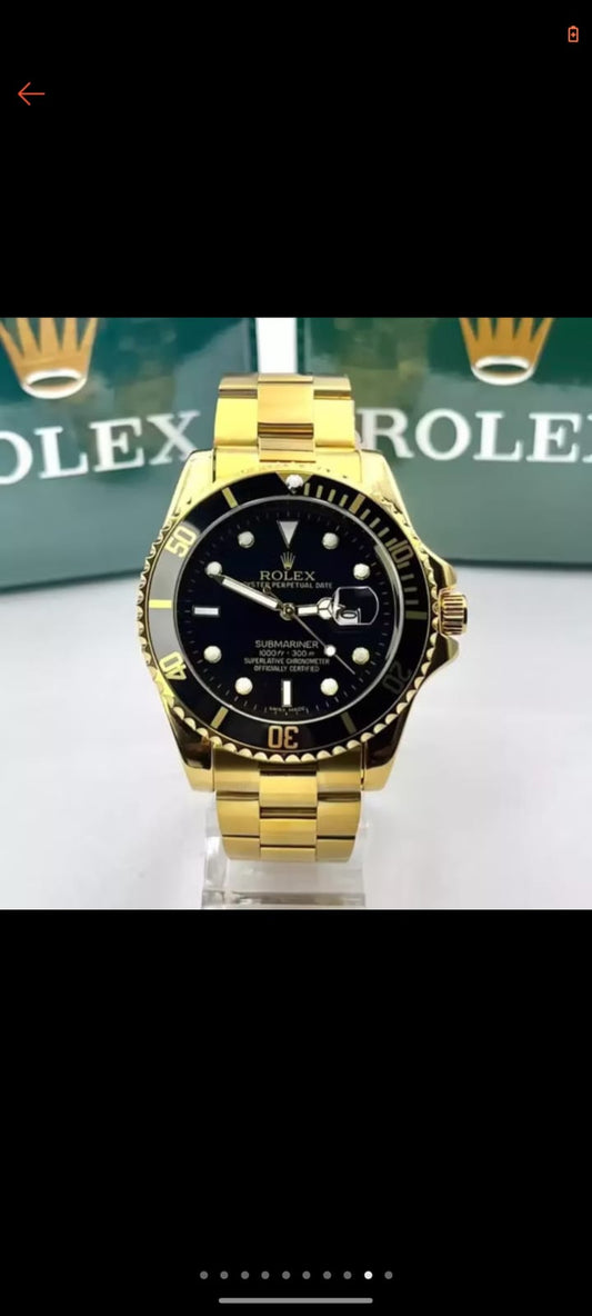Submariner Gold Black